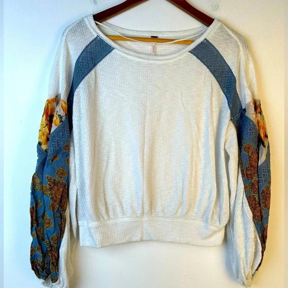 Free People Casual Clash Thermal Top - Picture 2 of 11